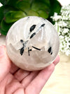 Tourmalinated Quartz Sphere 64mm VD - Protection Crystal