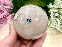 Tourmalinated Quartz Sphere 64mm VD - Protection Crystal