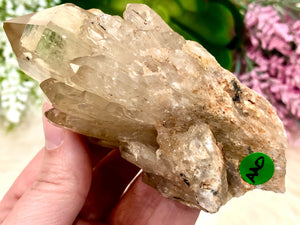 Kundalini Citrine Point 100mm AAO - Natural Citrine Cluster - Crystal Grid - Altar Decor - Chakra Healing & Balancing Manifestation Stone