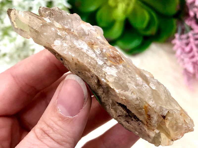 Kundalini Citrine Point 84mm AAP - Natural Citrine Cluster - Crystal Grid - Altar Decor - Chakra Healing & Balancing Manifestation Stone