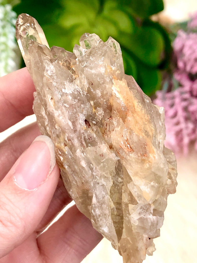 Kundalini Citrine Point 84mm AAP - Natural Citrine Cluster - Crystal Grid - Altar Decor - Chakra Healing & Balancing Manifestation Stone