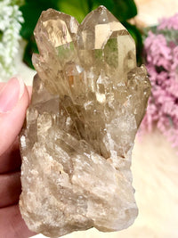 Kundalini Citrine Point 85mm AAQ - Natural Citrine Cluster - Crystal Grid - Altar Decor - Chakra Healing & Balancing Manifestation Stone