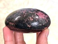 Rhodonite Palmstone 75mm AD - Heart Chakra Crystal