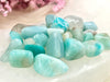 Amazonite Gem Chips - Heart & Throat Chakra Stone - Loose Crystals - Raw Crystals - Crystal Grid - Altar Decor - Spell Jar - Intention Tools