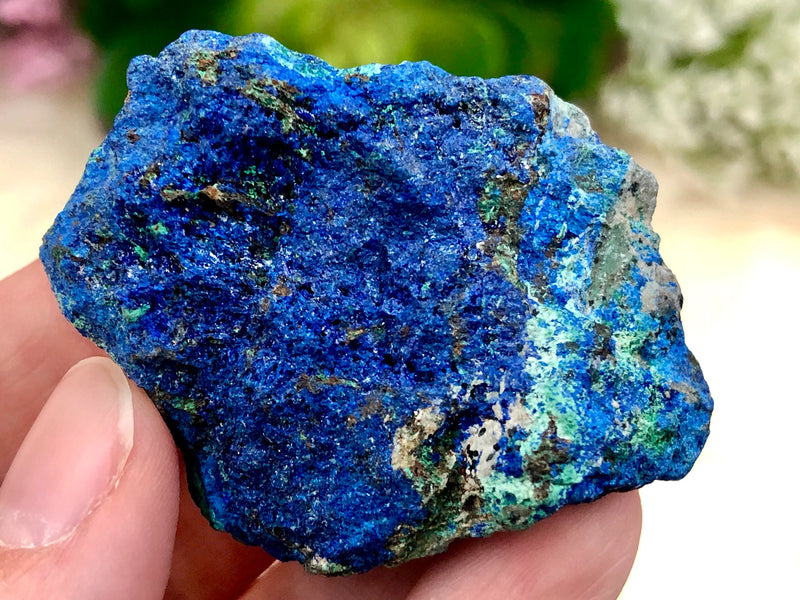 Real Azurite Malachite Cluster 47mm APK - Crown - Third Eye - Heart Chakra