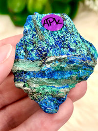 Real Azurite Malachite Cluster 47mm APK - Crown - Third Eye - Heart Chakra