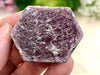 Natural Ruby Hexagon 38mm APL - Raw Ruby - Root Chakra - July Birthstone - Leo Zodiac Stone