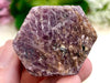 Natural Ruby Hexagon 39mm APM - Raw Ruby - Root Chakra - July Birthstone - Leo Zodiac Stone