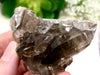 Raw Smoky Quartz Cluster 59mm AQA - Crystal Grid - Altar Decor - Purification Crystal - Intuition - Grounding