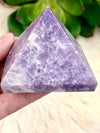 Lepidolite Pyramid 58mm ASW - Third Eye Chakra Stone