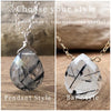 Rutilated Quartz Necklace - April Birthstone Jewelry - Aries Zodiac