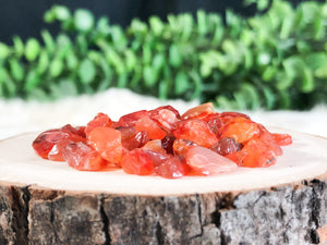 Carnelian Gem Chips - Sacral Chakra Stone - Loose Crystals - Spell Jar - Intention Tools
