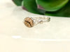 Picture Jasper Wire-Wrapped Ring - Dainty Jasper Ring - Root Chakra Jewelry