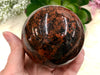 Mahogany Obsidian Sphere 72mm AFV - Sacral and Root Chakra