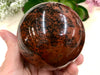 Mahogany Obsidian Sphere 72mm AFV - Sacral and Root Chakra