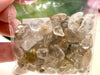 Rutilated Quartz Gem Chips - Crown Chakra Stone - Loose Crystals - Spell Jar - Intention Tools