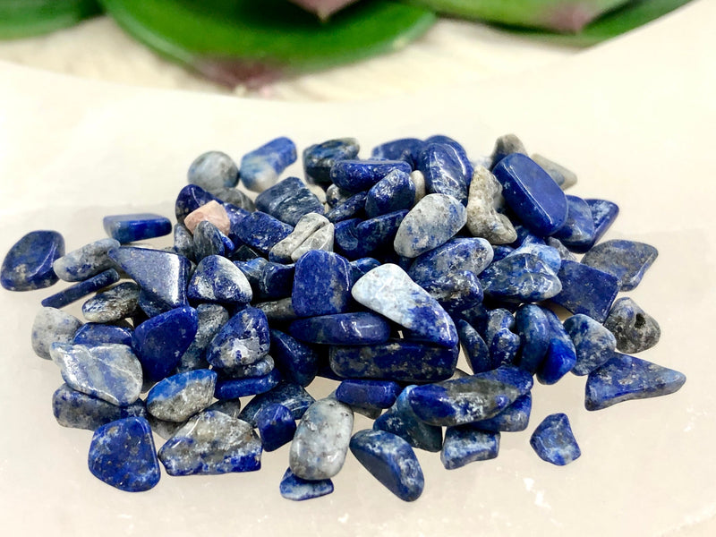 Lapis Lazuli Gem Chips - Throat Chakra Stone - Loose Crystals - Spell Jar - Intention Tools