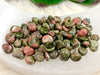 Unakite Gem Chips - Heart Chakra Stone - Loose Crystals - Spell Jar - Intention Tools