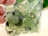 Prehnite Gem Chips - Heart & Solar Plexus Chakra Stone - Loose Crystals - Spell Jar - Intention Tools