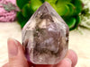 Amethyst Point with Smoky Phantom 49mm AOA  - Protection Stone - Third-Eye and Crown Chakra