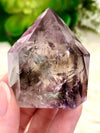 Amethyst Point with Smoky Phantom 49mm AOA  - Protection Stone - Third-Eye and Crown Chakra