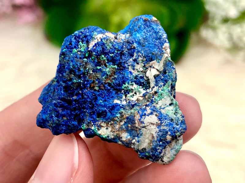 Raw Azurite 33mm APJ - Crown - Third Eye - Heart Chakra