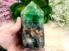 Large Rainbow Fluorite Tower 108mm ARF