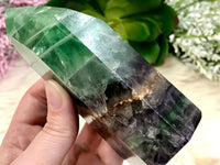 Large Rainbow Fluorite Tower 108mm ARF