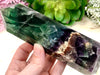 Large Rainbow Fluorite Tower 142mm AQV