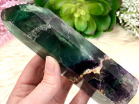 Large Rainbow Fluorite Tower 142mm AQV