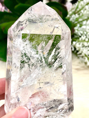 Crystal Quartz Point 99mm ARD - Crown Chakra Stone