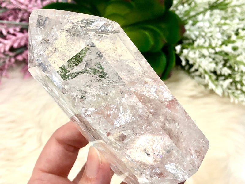 Crystal Quartz Point 99mm ARD - Crown Chakra Stone