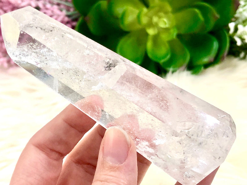 Crystal Quartz Point 106mm ARA - Crown Chakra Stone