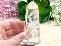 Crystal Quartz Point 92mm ARO - Crown Chakra Stone