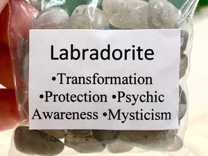 Labradorite Gem Chips - Loose Crystals - Spell Jar - Intention Tools