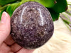 Lepidolite Palmstone - Lepidolite Gallet - Third Eye & Crown Chakra