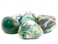 Tumbled Green Moss Agate - Heart Chakra