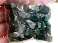 Moss Agate Chips - Heart Chakra Stone