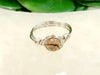 Picture Jasper Wire-Wrapped Ring - Dainty Jasper Ring - Root Chakra Jewelry