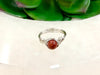 Red Jasper Wire-Wrapped Ring - Dainty Jasper Ring - Root and Sacral Chakra Jewelry