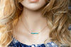 Real Dainty Turquoise Necklace - Sagittarius & December Birthstone