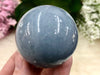 Angelite Sphere 47mm WC  - Throat Chakra Stone