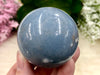 Angelite Sphere 47mm WC  - Throat Chakra Stone