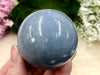 Angelite Sphere 47mm WC  - Throat Chakra Stone