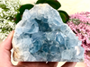 Celestite Crystal Cluster Freeform 105mm AAF - Crown Chakra - Third Eye Chakra - Throat Chakra