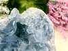 Celestite Crystal Cluster Freeform 105mm AAF - Crown Chakra - Third Eye Chakra - Throat Chakra