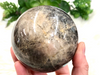 Black Moonstone 76mm Sphere GJ