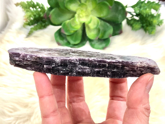 Large Raw Lepidolite Slab 120mm GM