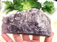 Large Raw Lepidolite Slab 120mm GM