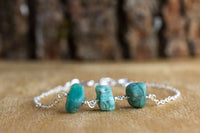 Raw Emerald Bracelet